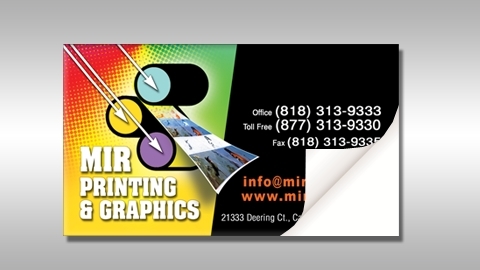 Sticker Business Card 2 x 3½