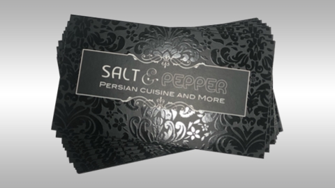 Spot UV Business Cards 2 x 3½